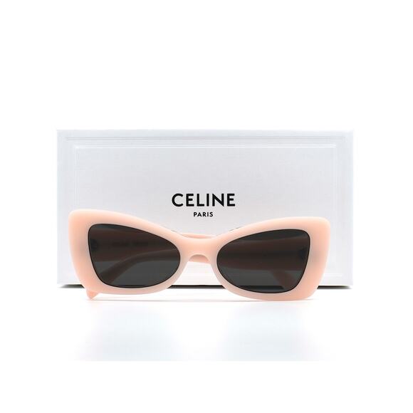 NEW CELINE PARIS CL40236I 72A PINK OPAL GREY AUTHENTIC SUNGLASSES - Picture 5 of 15